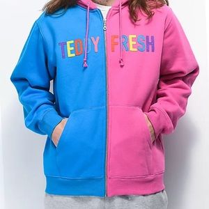 teddy fresh purple moletom com capuz